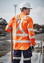 ZW690 - Mens Hi Vis X Back NSW Rail Taped Shirt
