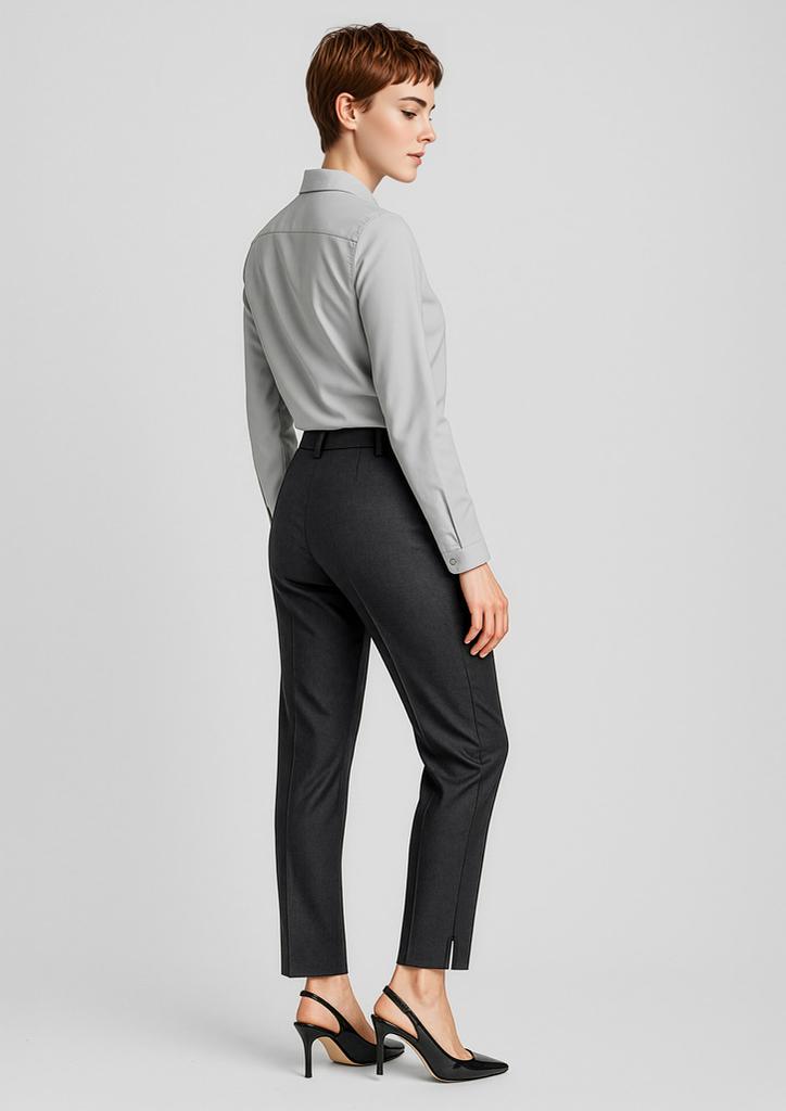 [9401042228697] 14017 - Womens Comfort Wool Stretch Slim Leg Pant (4, Black)