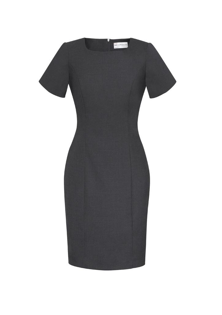 34012 - Womens Comfort Wool Stretch Short Sleeve Shift Dress