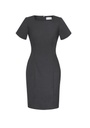 34012 - Womens Comfort Wool Stretch Short Sleeve Shift Dress