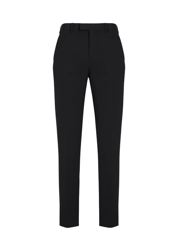 [9401042458209] 70716S - Mens Siena Slim Fit Flat Front Pant (Stout) (107S, Black)
