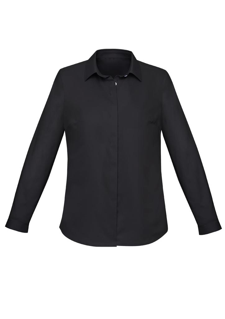 [9401042526014] RS968LL - Womens Charlie Long Sleeve Shirt (4, Black)
