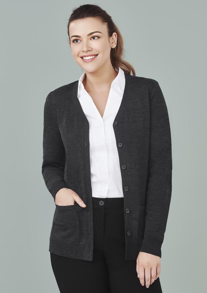 CK045LC - Womens Button Front Knit Cardigan