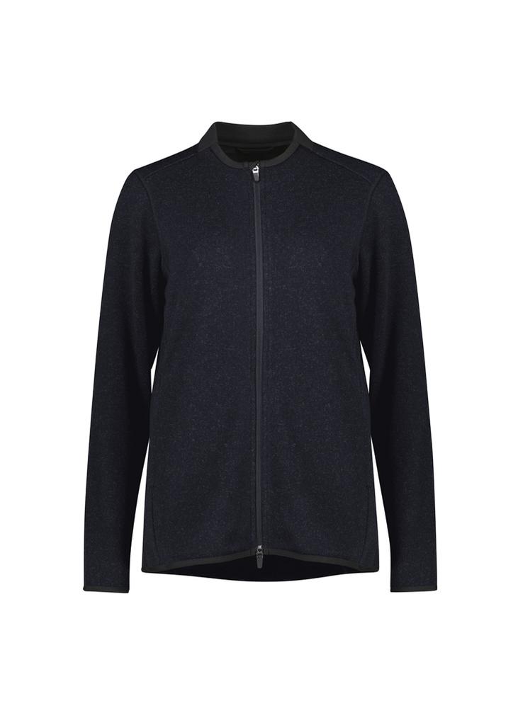 [9401042652850] CO342LJ - Womens Nova Zip Front Jumper (XS, Black Marle)