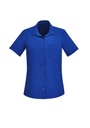 CS947LS - Womens Florence Plain Short Sleeve Shirt