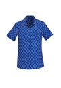 CS948LS - Womens Florence Daisy Print Short Sleeve Shirt