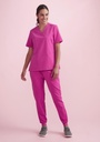 CSP241LL - Womens Pink Jogger Scrub Pant