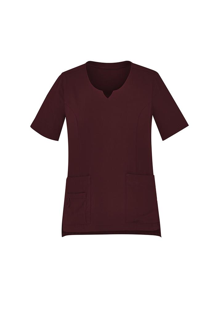 CST942LS - Womens Avery Round Neck Scrub Top