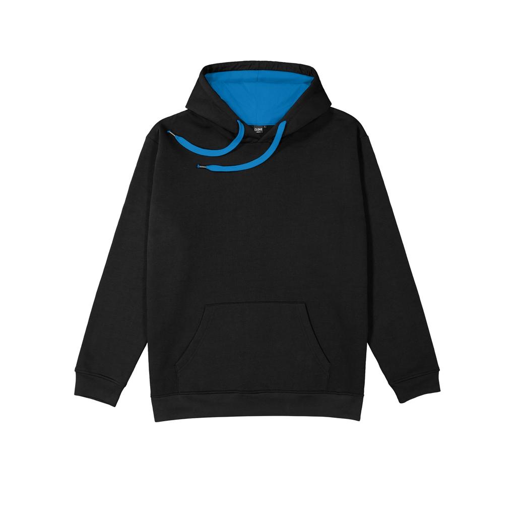 [CHD-BKAQ-XS] CHD - Got Colour Hoodie (XS, Black/Aqua)