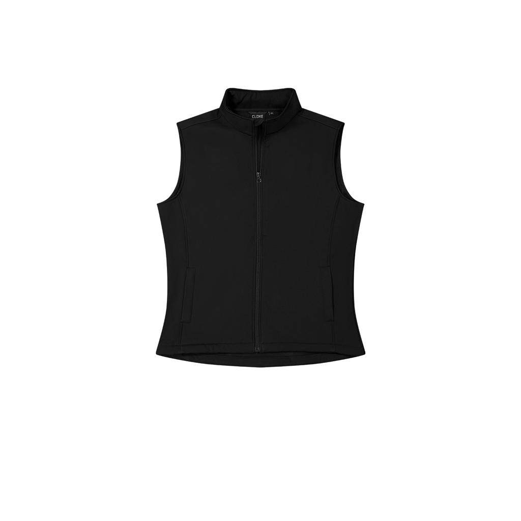 [SVG-BK-8] SVG - Balfour Softshell Vest - Womens (8, Black)