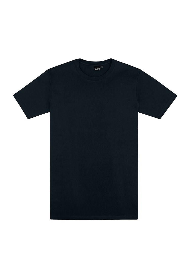 [T101X-BK-7XL] T101X - Outline Tee - Plus Sizes (7XL, Black)