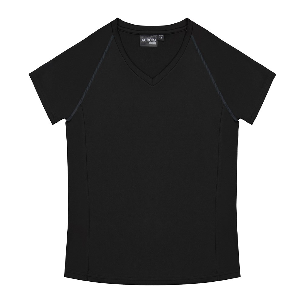 [XTG-AB-8] XTG - XT Performance T-shirt - Womens (8, All Black)