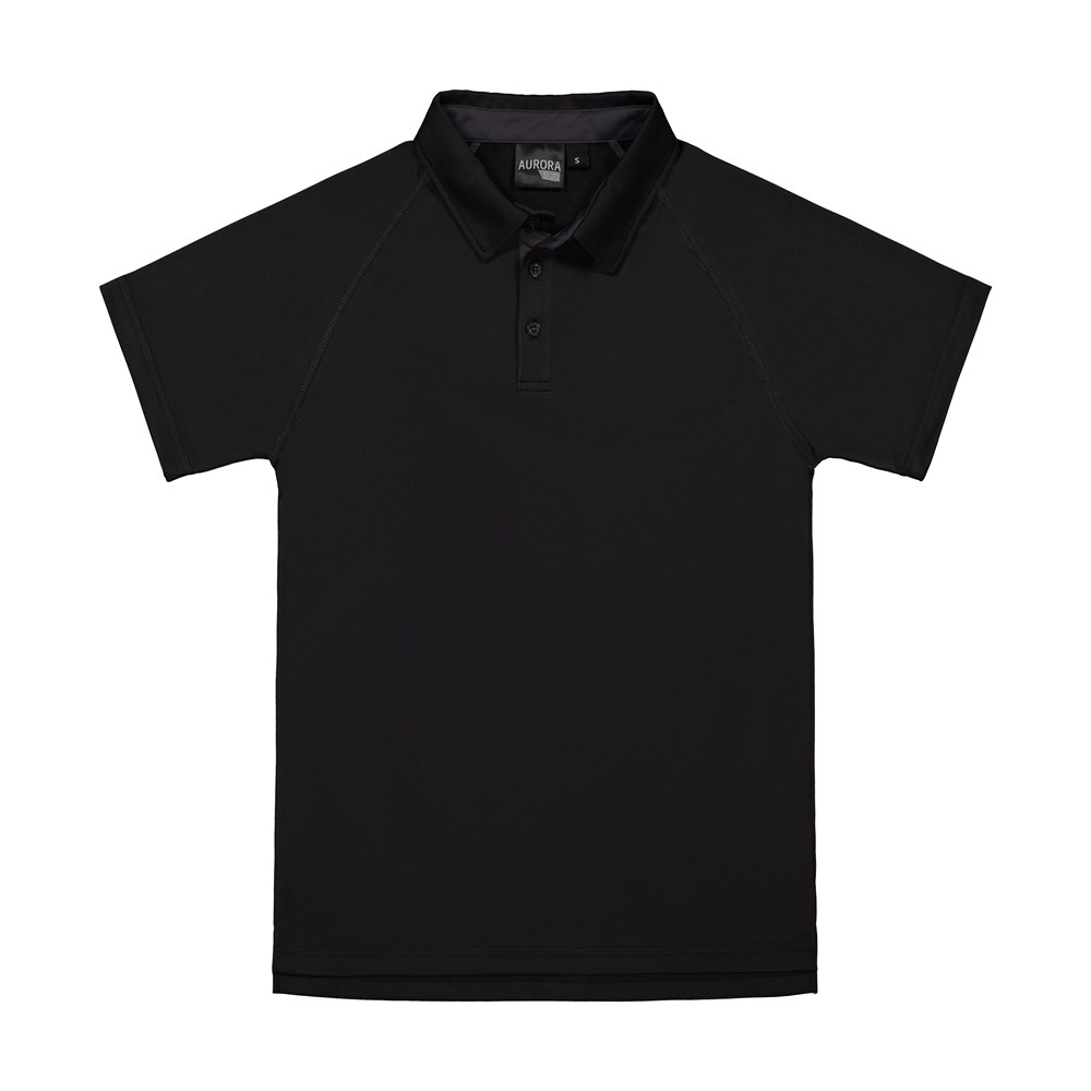 [XTP-AB-S] XTP - XT Performance Polo - Mens (S, All Black)