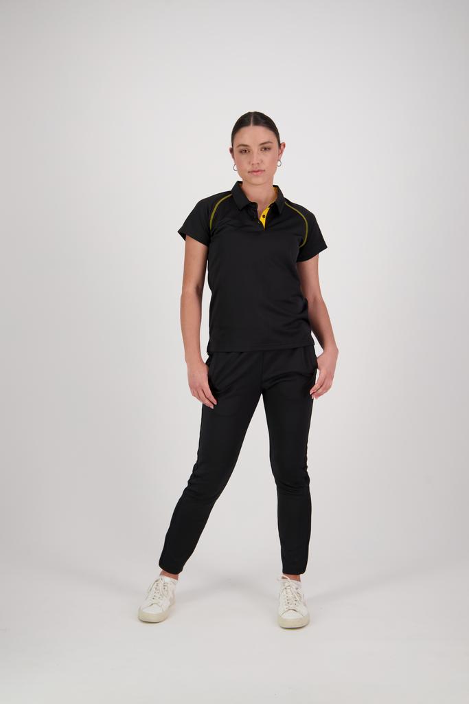 [XTW-AB-8] XTW - XT Performance Polo - Womens (8, All Black)