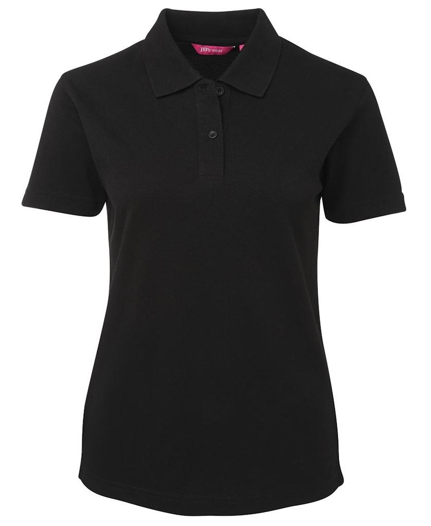 [2LPSB06] 2LPS - JBs Ladies 210 Polo (6, Black)