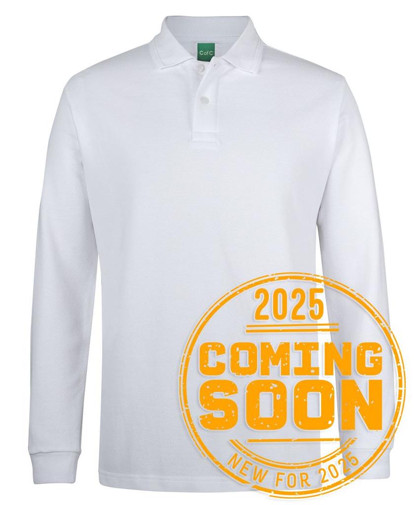 2PCL - C of C L/S 320G Popcorn Cotton Polo