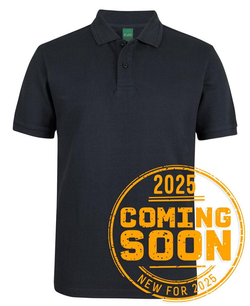 2PCS - C of C 320G Popcorn Cotton Polo