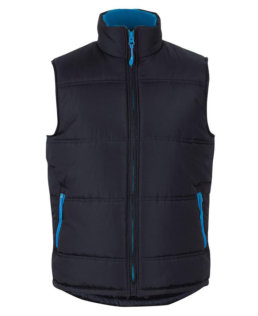 [3ACVBD12] 3ACV - JBs Puffer Contrast Jacket (2XS, Black/Aqua)