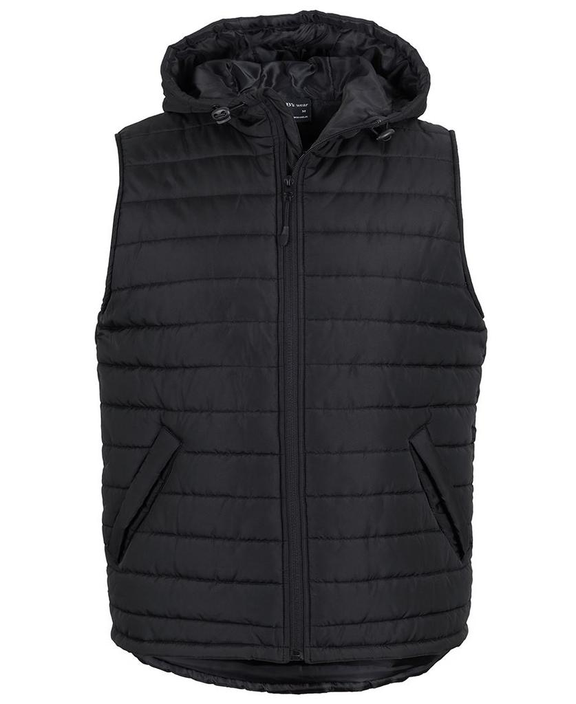 [3AHVBXA0] 3AHV - JBs Hooded Puffer Vest (3XS, Black)