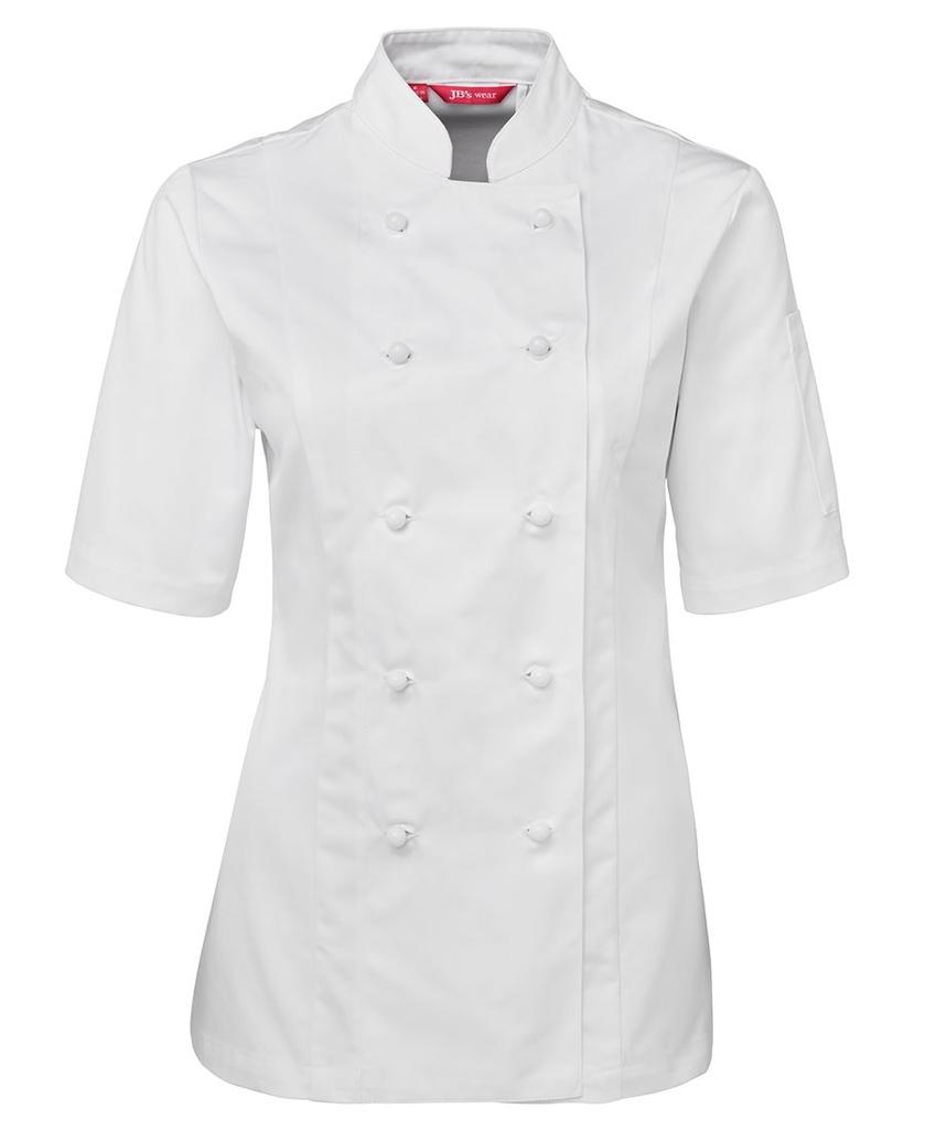 5CJ21 - JBs Ladies S/S Chef'S Jacket