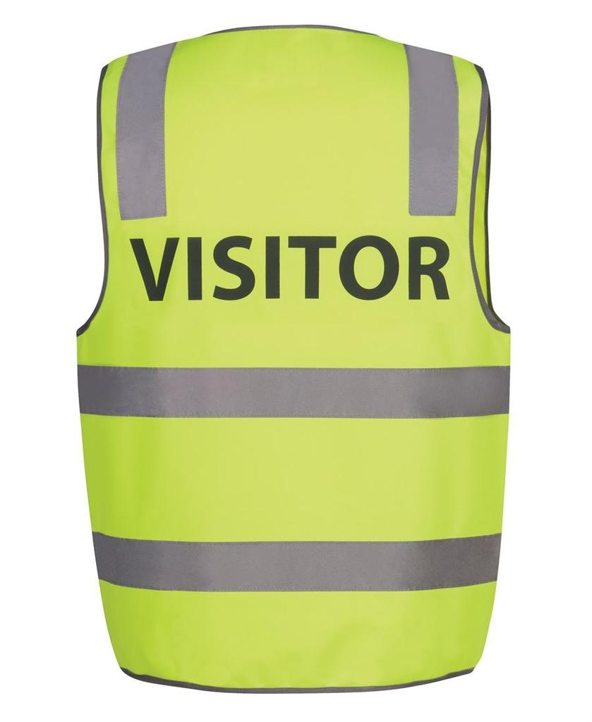 6DNS7 - JBs Hv (D+N) Safety Vest Print Visitor