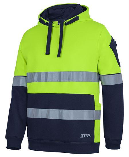 [6DNVHENA1] 6DNVH - JBs 350G Hv (D+N) Trade Hoodie (2XS, Lime/Navy)