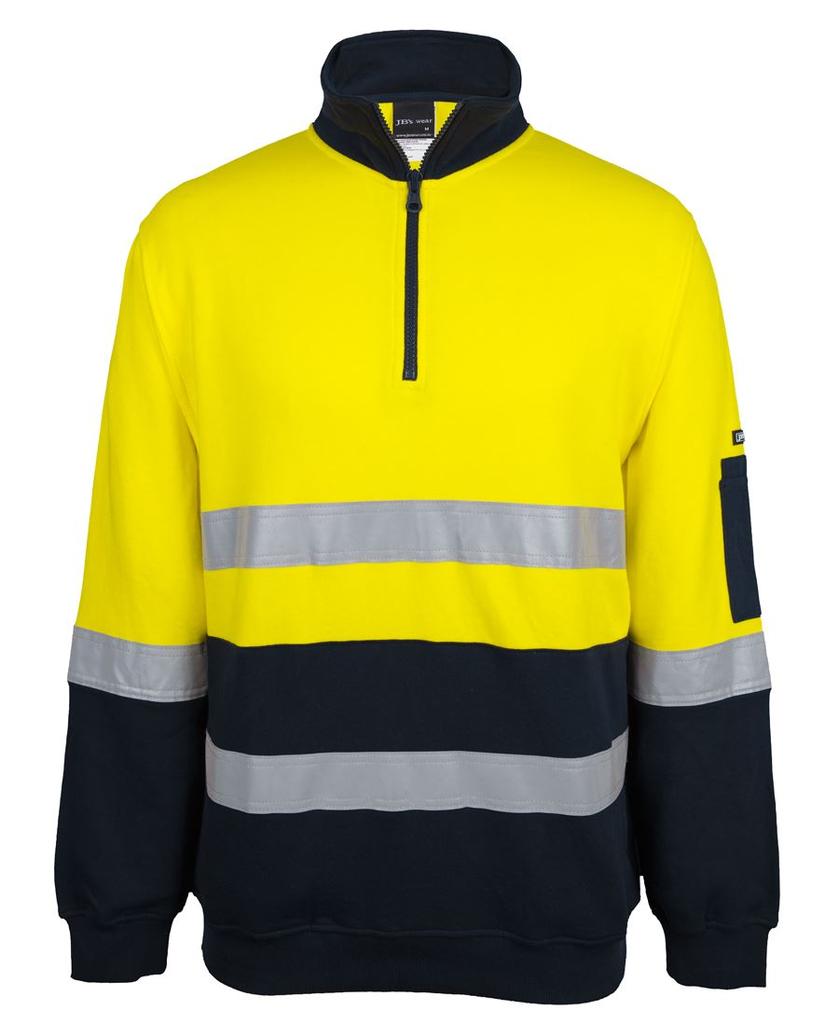 6DVFM - JBs Hv 310 (D+N) Cotton 1/2 Zip Fleece