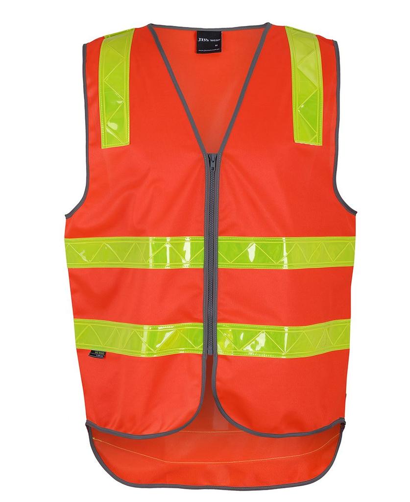 6DVRV - JBs Vic Road (D+N) Zip Safety Vest