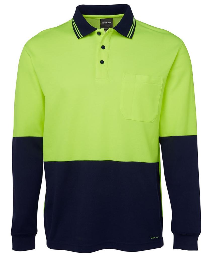 6HPL - JBs Hv L/S Cotton Back Polo