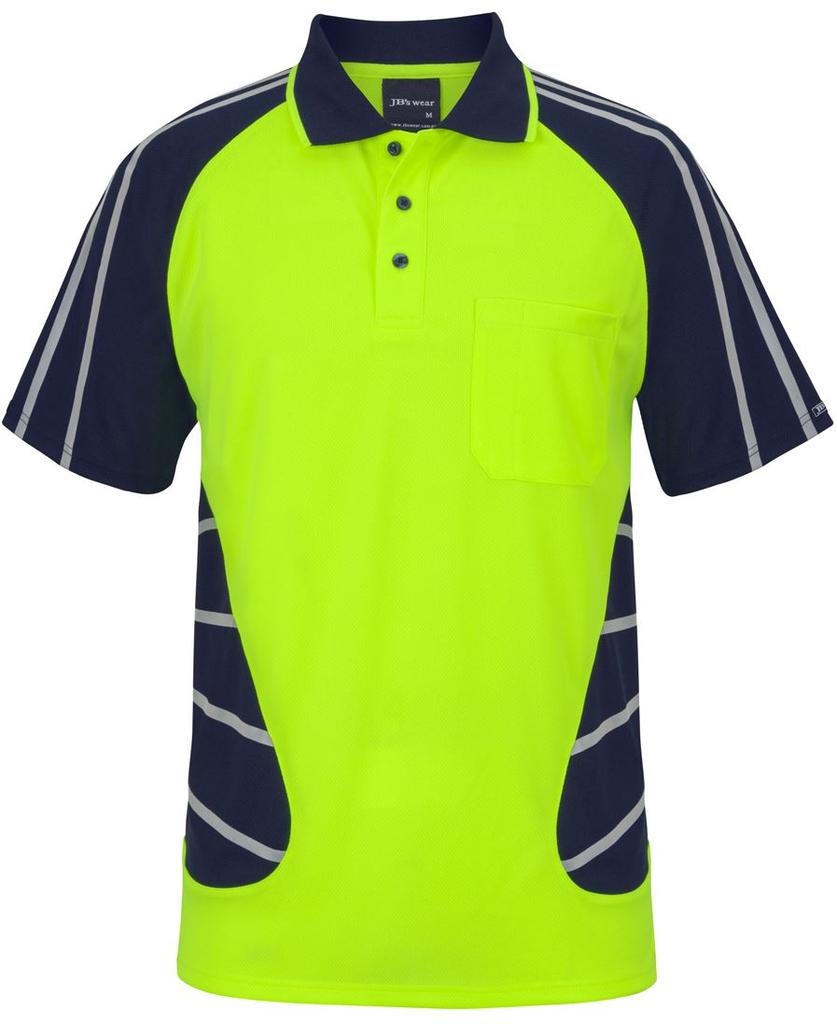 6HSSR - JBs Street Spider Polo W/ Reflective Stripe
