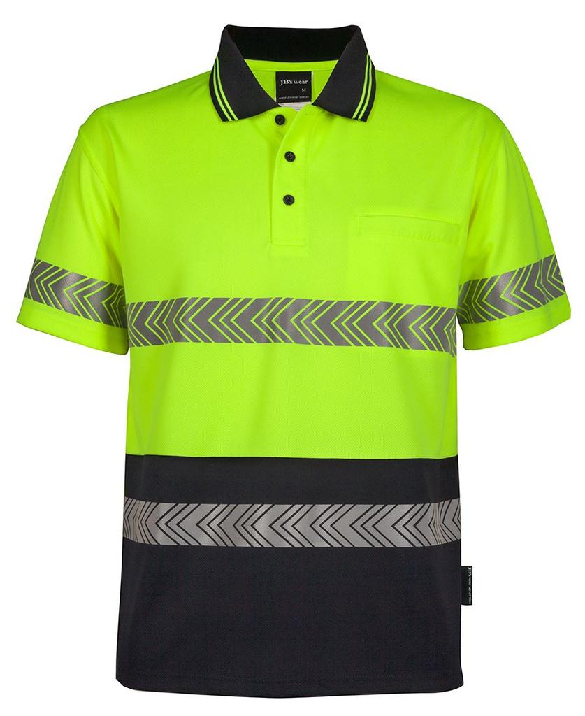 6HSST - JBs Hv S/S Segmented Tape Polo