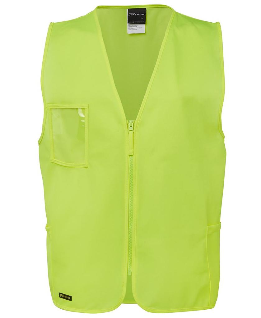 [6HVSZE8] 6HVSZ - JBs Hv Zip Safety Vest (2XS, Lime)