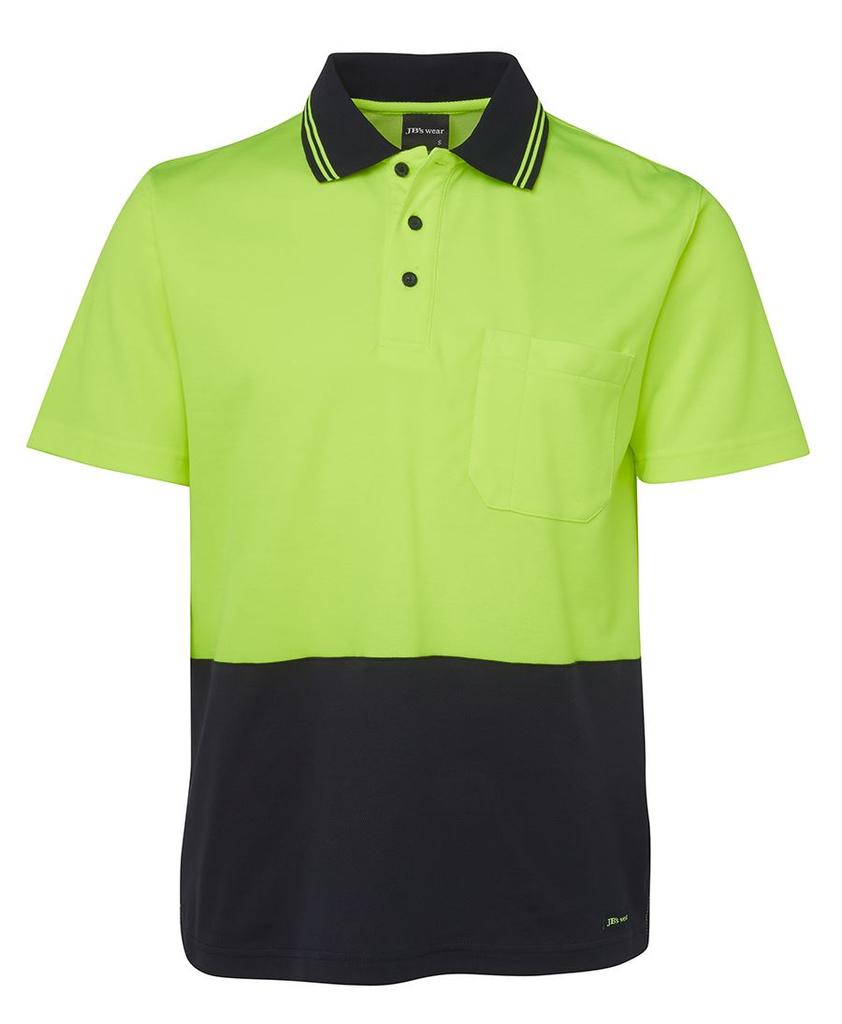 6NCCS - JBs Hv Non Cuff S/S Cotton Back Polo