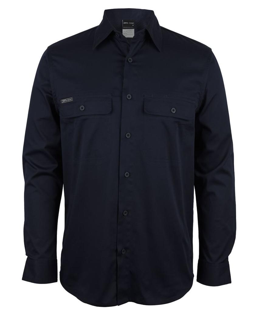 6WLSS - JBs L/S Stretch Work Shirt