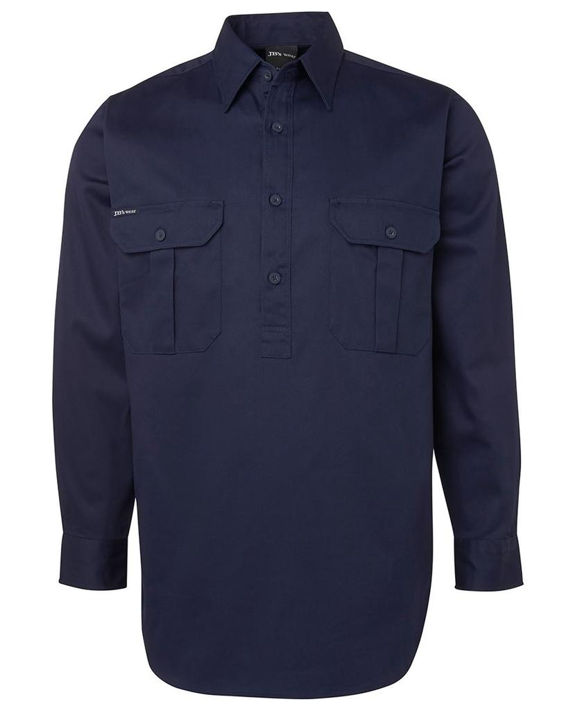 [6WSCFNXAX] 6WSCF - JBs Close Front L/S Work Shirt (S)