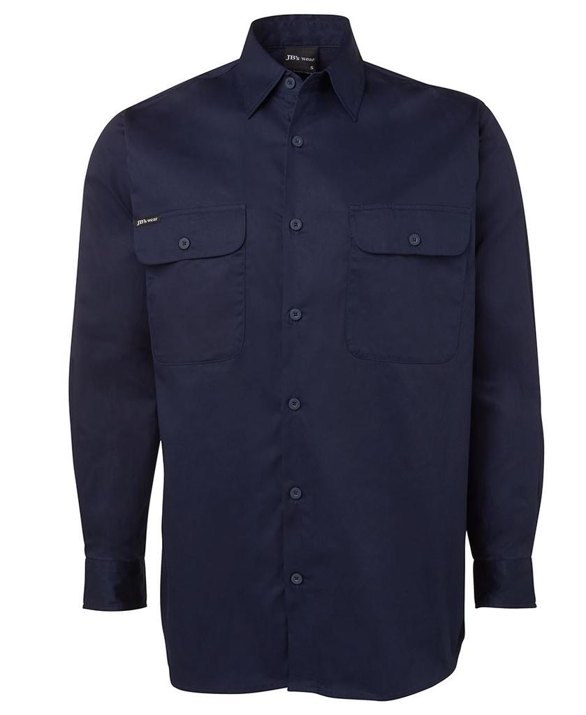 [6WSLLNA1] 6WSLL - JBs L/S 150G Work Shirt (2XS)
