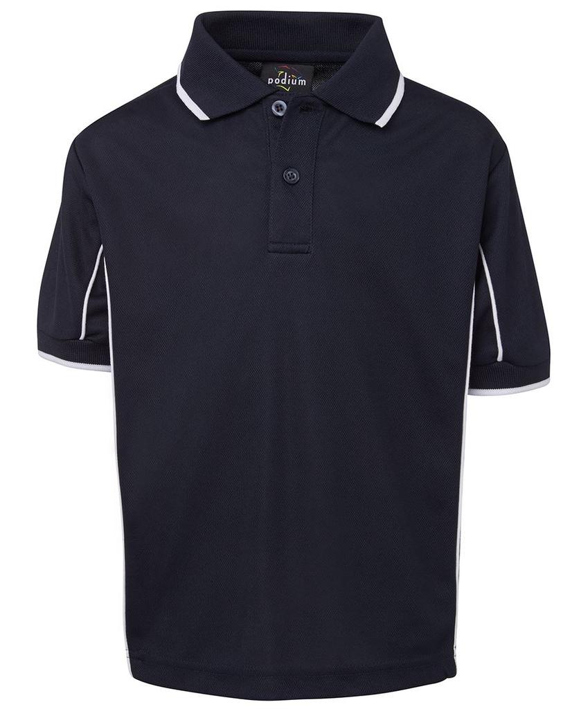 7PIPS - Podium Kids S/S Piping Polo
