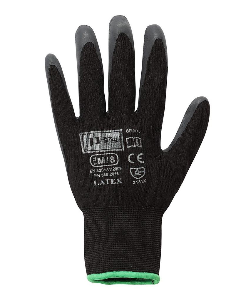 [8R003BXAX] 8R003 - JBs Black Latex Glove (12 Pk) - (S)