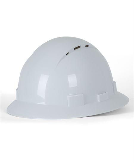 [8S005WWXX] 8S005 - JBs Brim Safety Helmet (5Pk) White