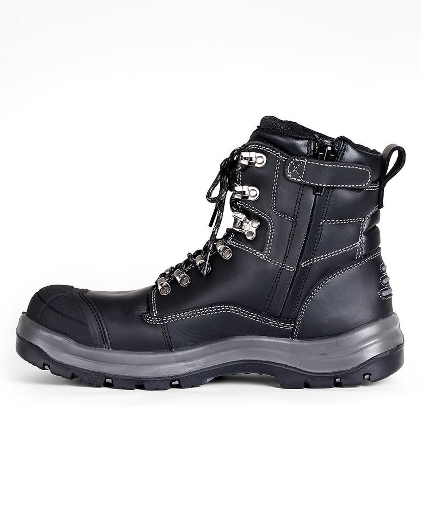 [9F1BXB1] 9F1 - JBs Roadtrain Zip Safety Boot (3, Black)