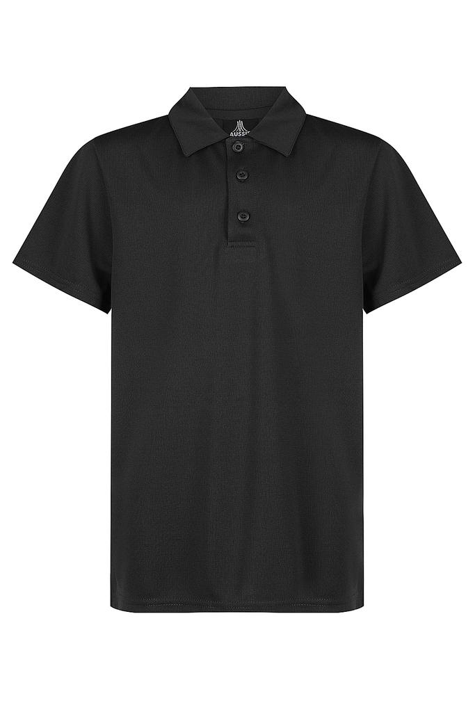 [3307021] 3307 - KIDS BOTANY POLO (4, Black)