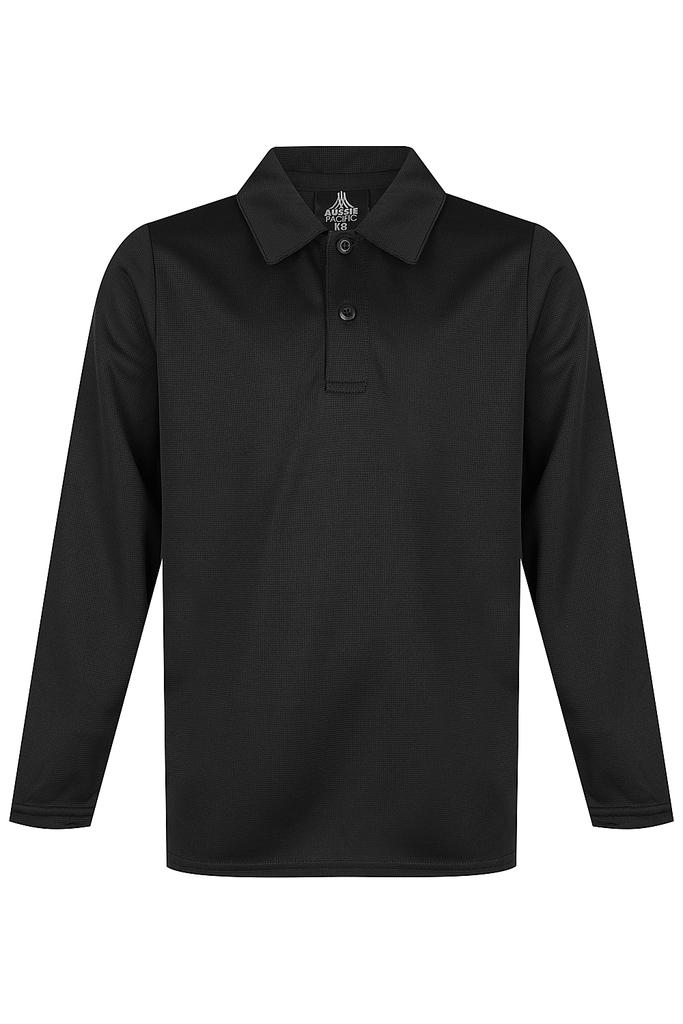 [3316021] 3316 - KIDS BOTANY LS POLO (4, Black)