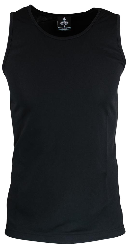 [1107022] 1107 - MENS BOTANY SINGLET (S, Black)