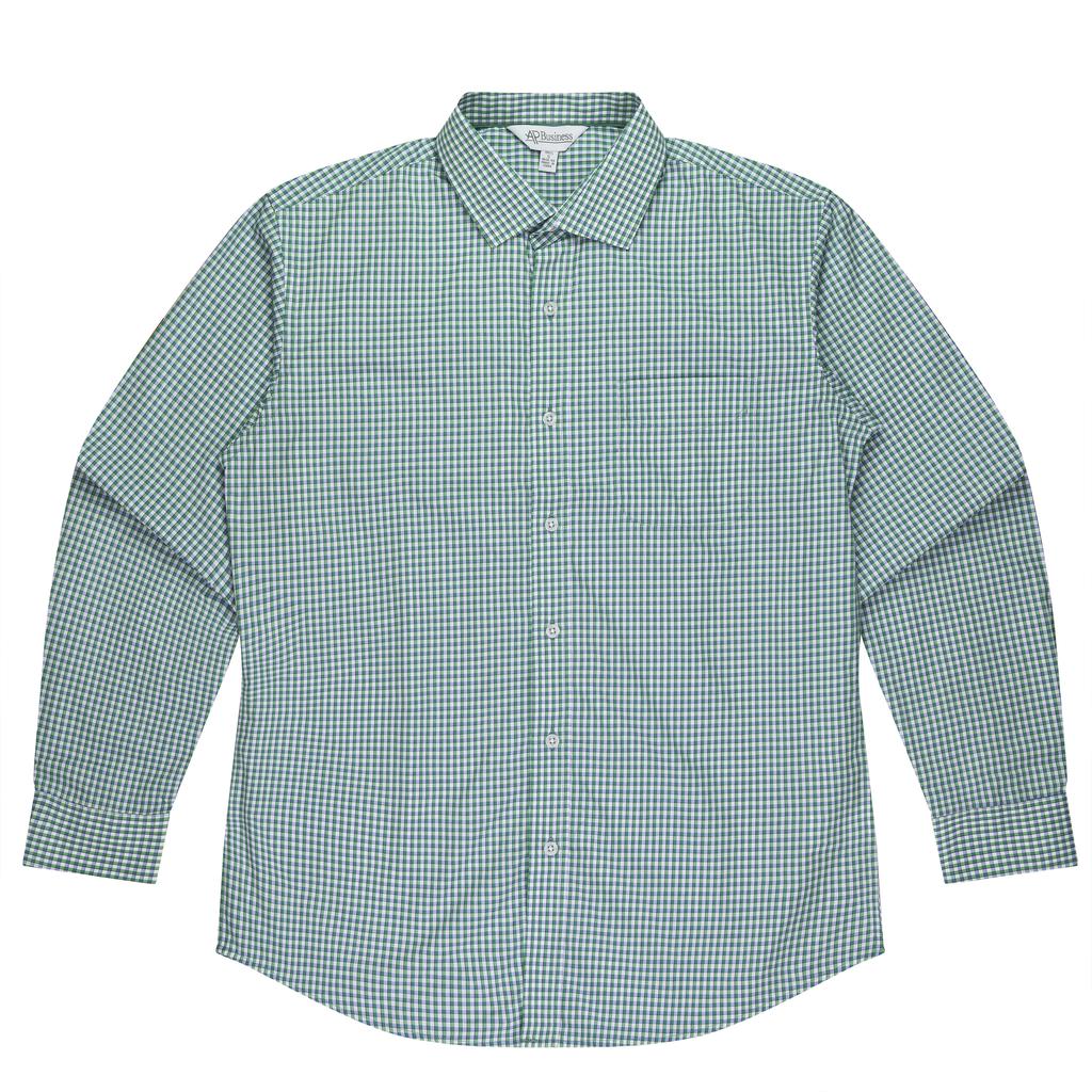 [1907L210] 1907L - MENS EPSOM LONG SLEEVE (XXS, Emerald)