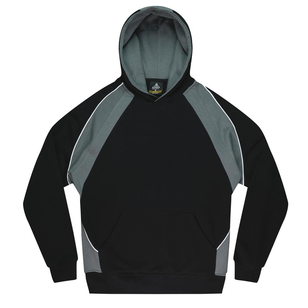 [350902331] 3509 - KIDS HUXLEY HOOD (4, Black/Ashe/White)