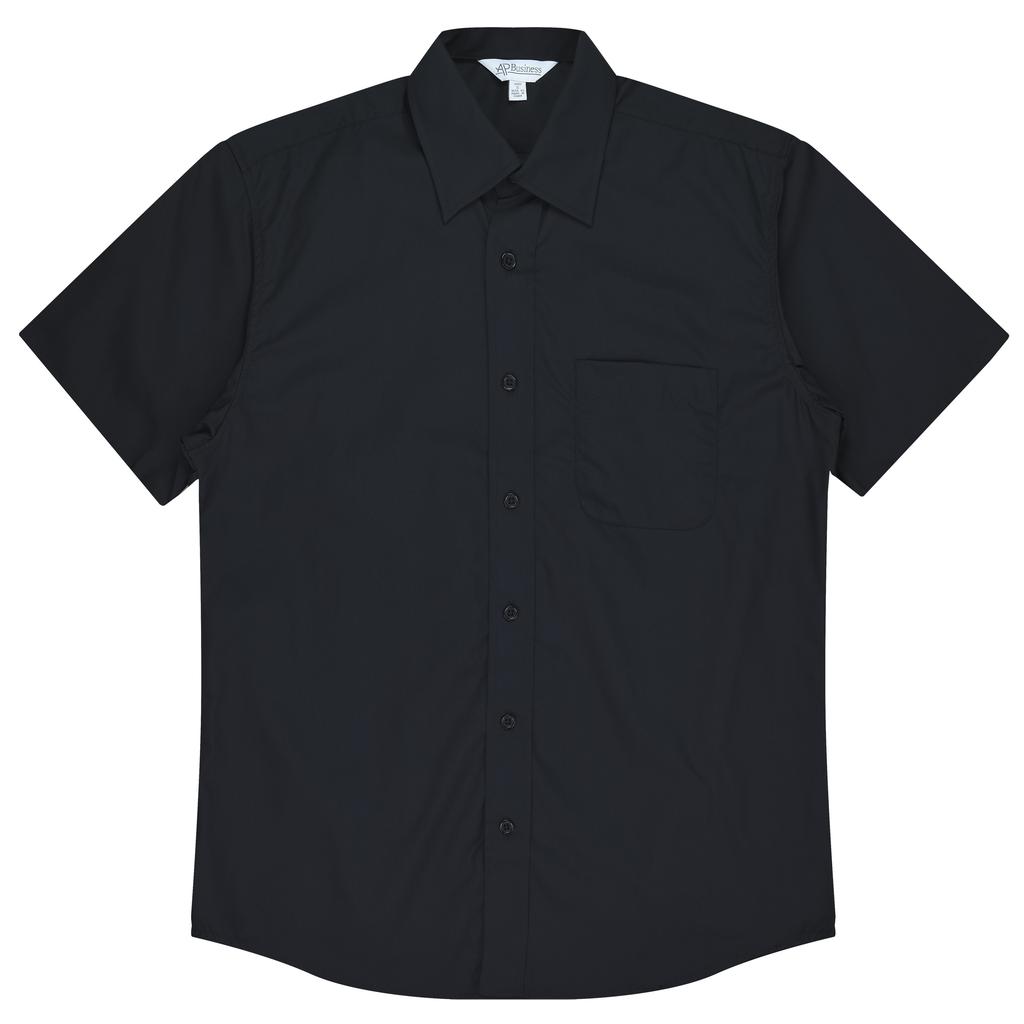 [1910S020] 1910S - MENS KINGSWOOD SHORT SLEEVE (XXS, Black)