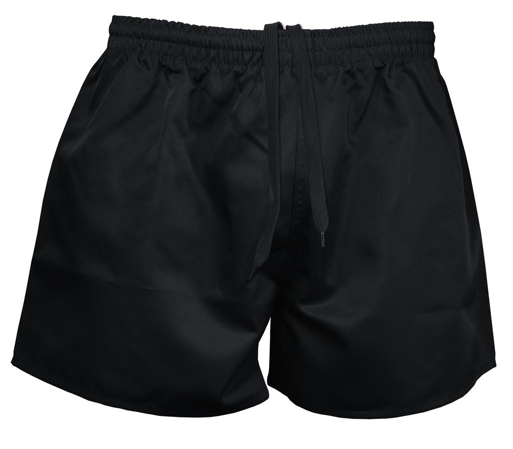 [1603020] 1603 - MENS RUGBY SHORTS (XXS, Black)