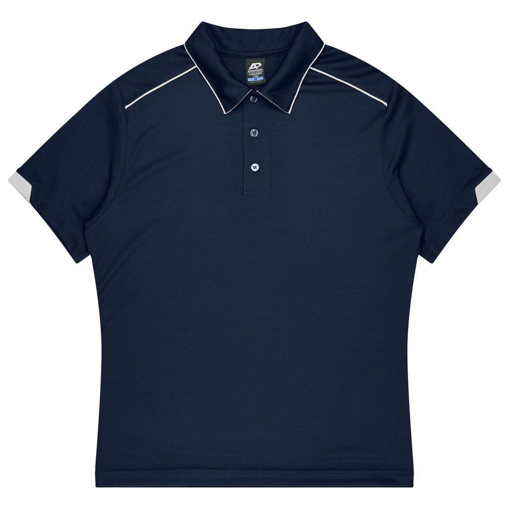 [332002781] 3320 - KIDS CURRUMBIN POLO (4, Black/Cyan)