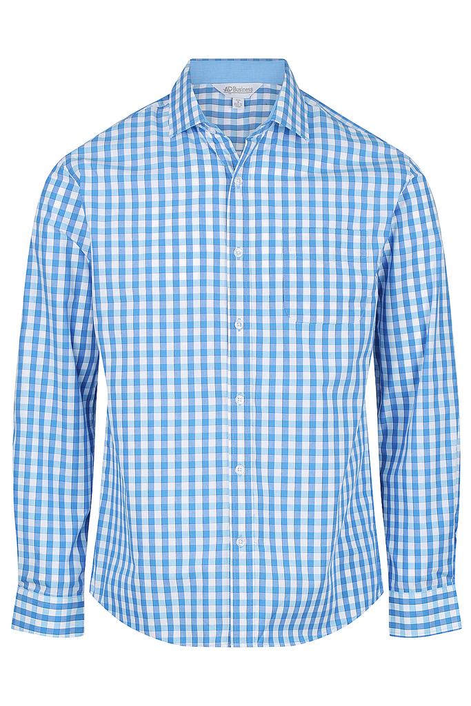 [1908L65520] 1908L - ** MENS DEVONPORT LONG SLEEVE (XXS, Charcoal/Silver)