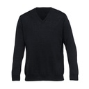 EGMDP - Merino Detailed Vee Pullover - Mens